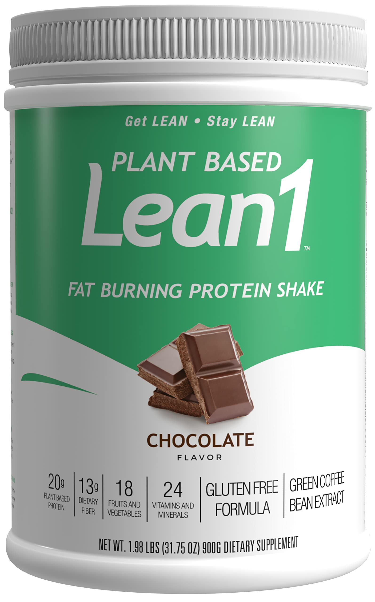 LEAN1 Meal Replacement Powder 907g front view