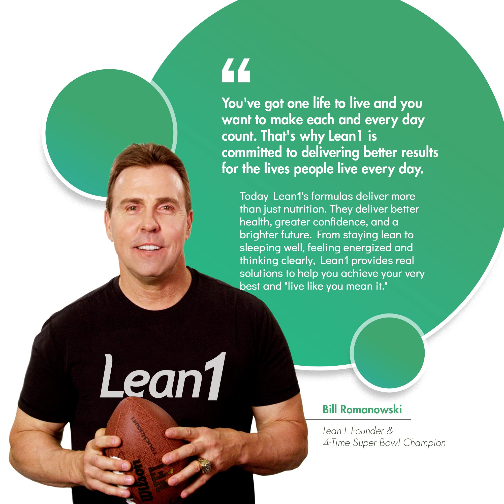 LEAN1 Meal Replacement Powder lifestyle scene
