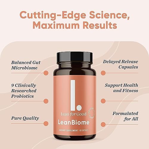 LEANFORGOOD LeanBiome bottle with 60 capsules
