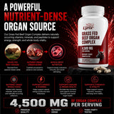 Leaping Lynx Beef Liver Capsules 180 count packaging