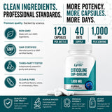 Leaping Lynx Citicoline 1000 mg supplement label close-up