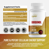 Leaping Lynx CoQ10 Ubiquinol packaging side view