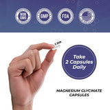Leaping Lynx Magnesium Glycinate 120 capsules back view