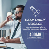 Leaping Lynx Magnesium Glycinate capsules with measuring spoon