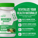 Leaping Lynx Moringa Leaf Extract 120 capsules packaging