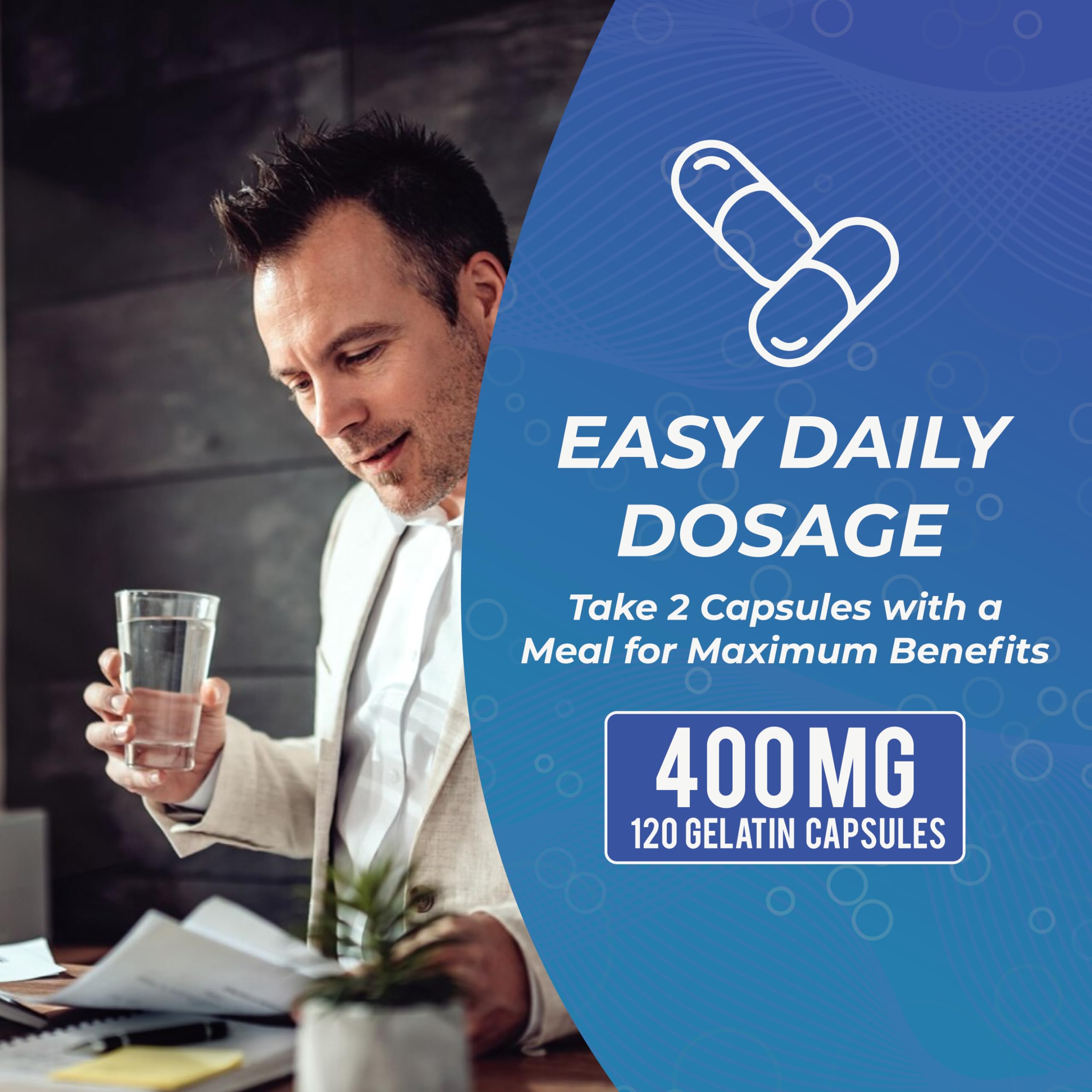Leaping Lynx Phosphatidylserine 400mg Capsules close-up of capsules