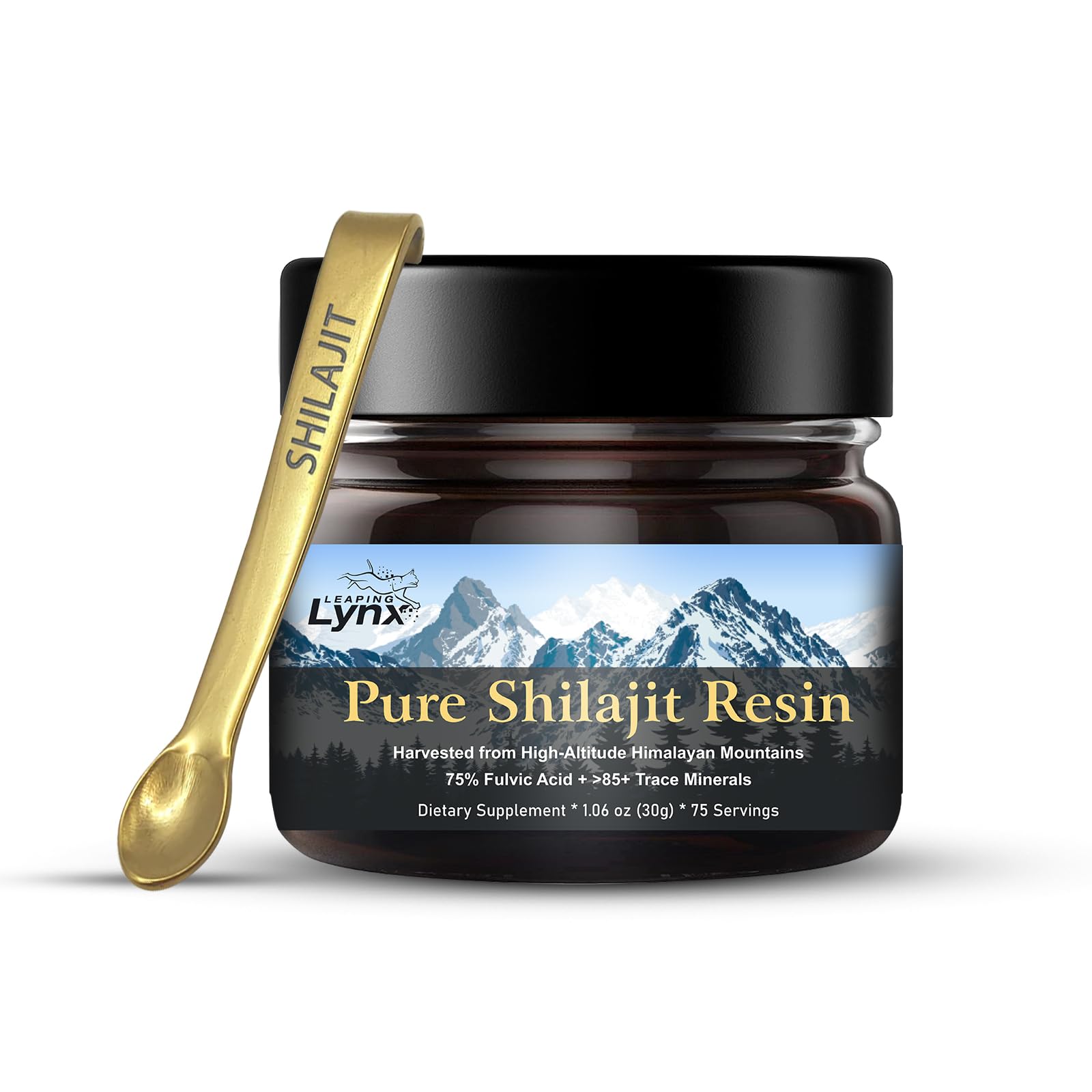 Leaping Lynx Shilajit Resin 1000mg in a natural setting