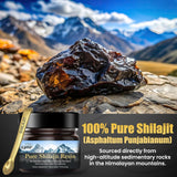 Leaping Lynx Shilajit Resin 1000mg on a wooden table