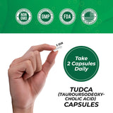 Leaping Lynx TUDCA 500mg supplement label details
