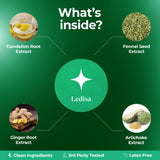 Ledisa Dietary Fibres Patches displayed on a table