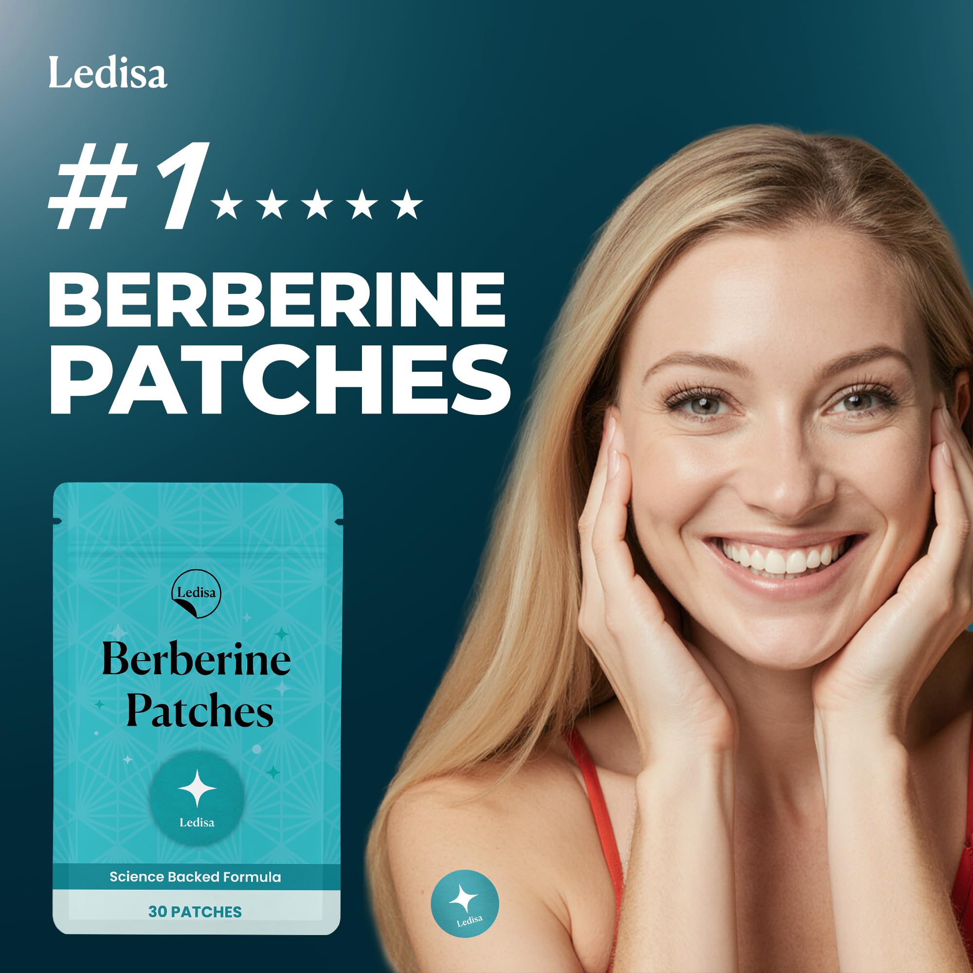 Ledisa Skin Patches application on skin