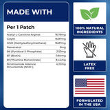 Ledisa Skin Patches close-up of natural ingredients