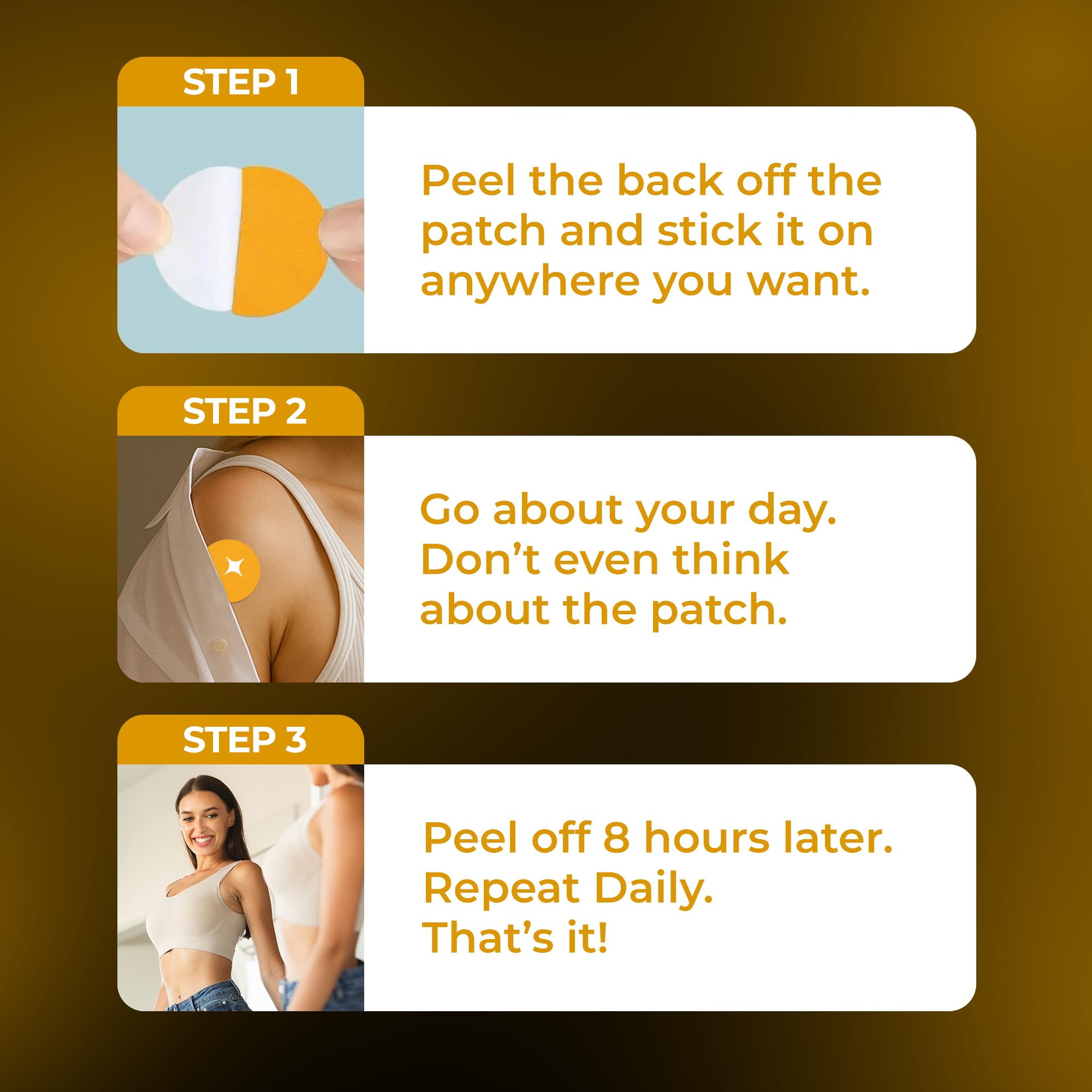 Ledisa Skin Patches lifestyle scene with user