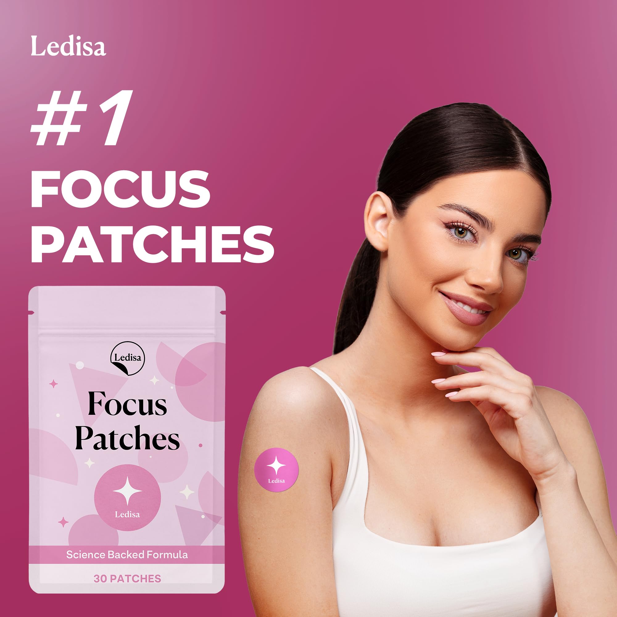 Ledisa Vitamin Patch application on skin