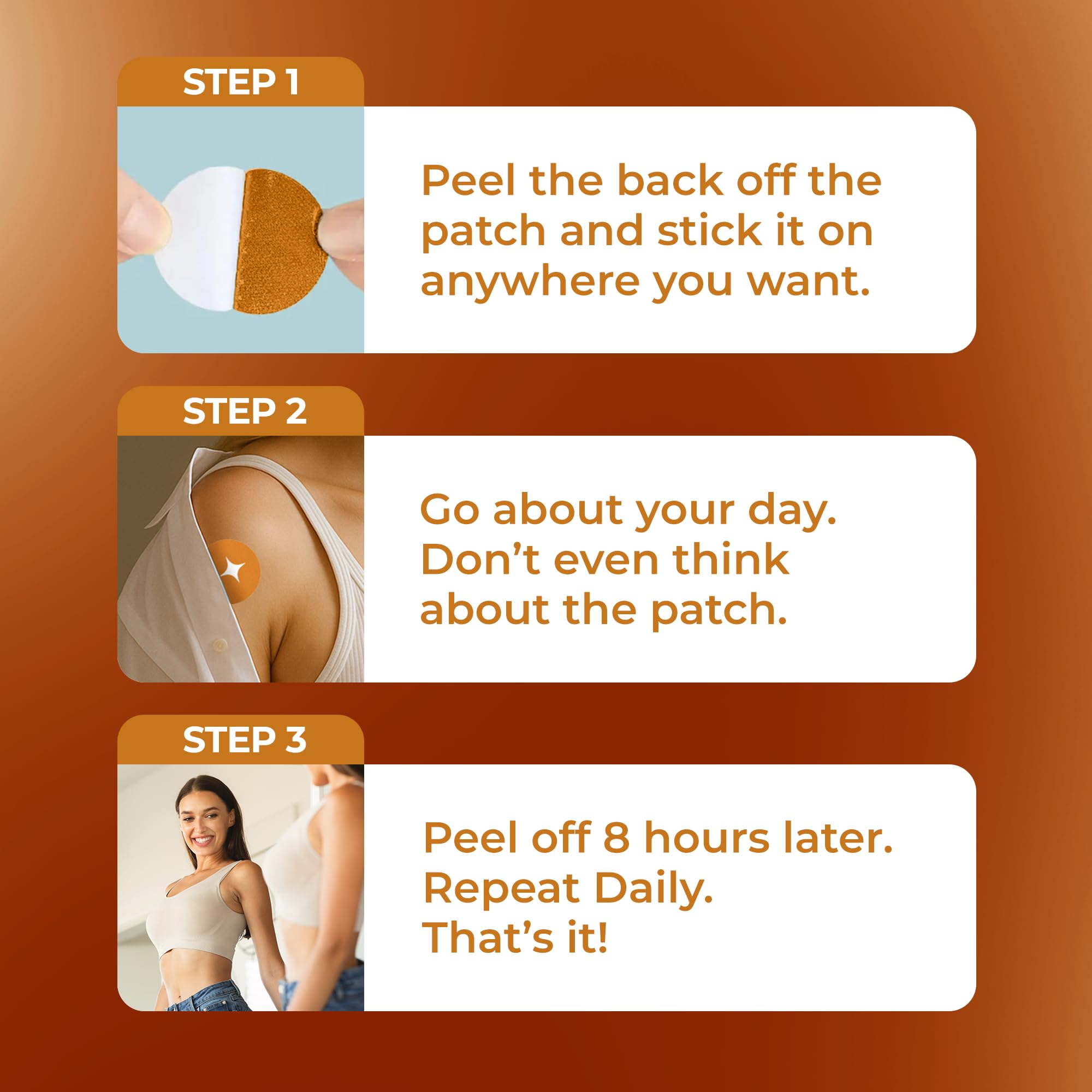 Ledisa Vitamin Patches back view packaging