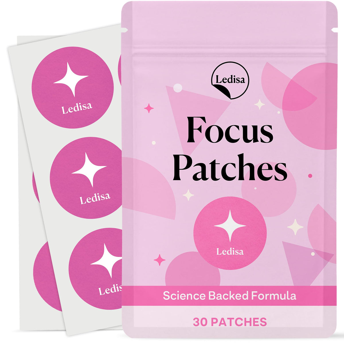 Ledisa Vitamin Patches front view with packaging