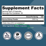 Left Coast Performance Beef Kidney Capsules side view