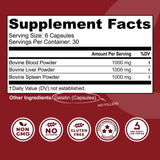 Left Coast Performance Beef Organ Capsules bottle side view