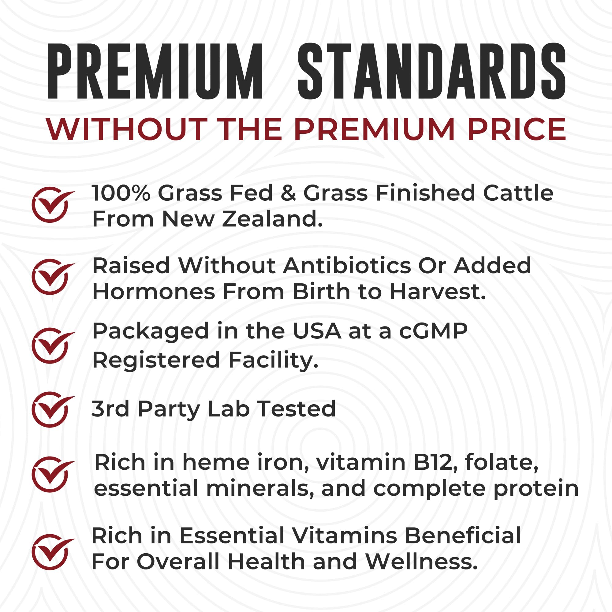Left Coast Performance Beef Organ Capsules in a health setting