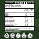 Left Coast Performance Beef Organ Supplement 150g side view