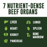 Left Coast Performance Beef Organ Supplement packaging details