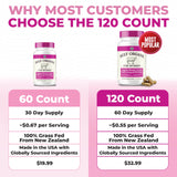 Left Coast Performance Beef Organs Supplement for Women, side view