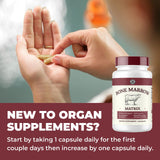Left Coast Performance Bovine Bone Marrow Capsules bottle with label
