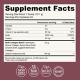 Left Coast Performance Collagen Supplement 16oz side view