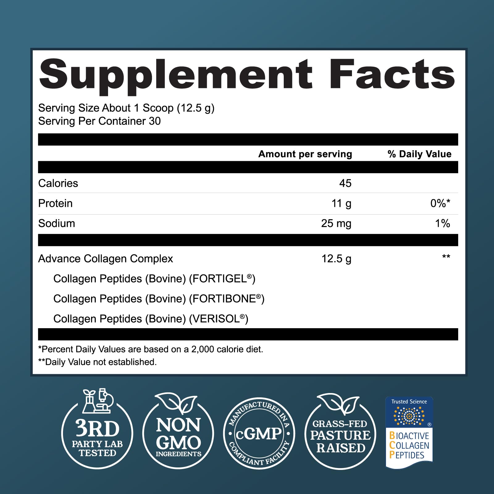 Left Coast Performance Collagen Supplement in a smoothie