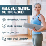 Left Coast Performance Collagen Supplement on a kitchen counter