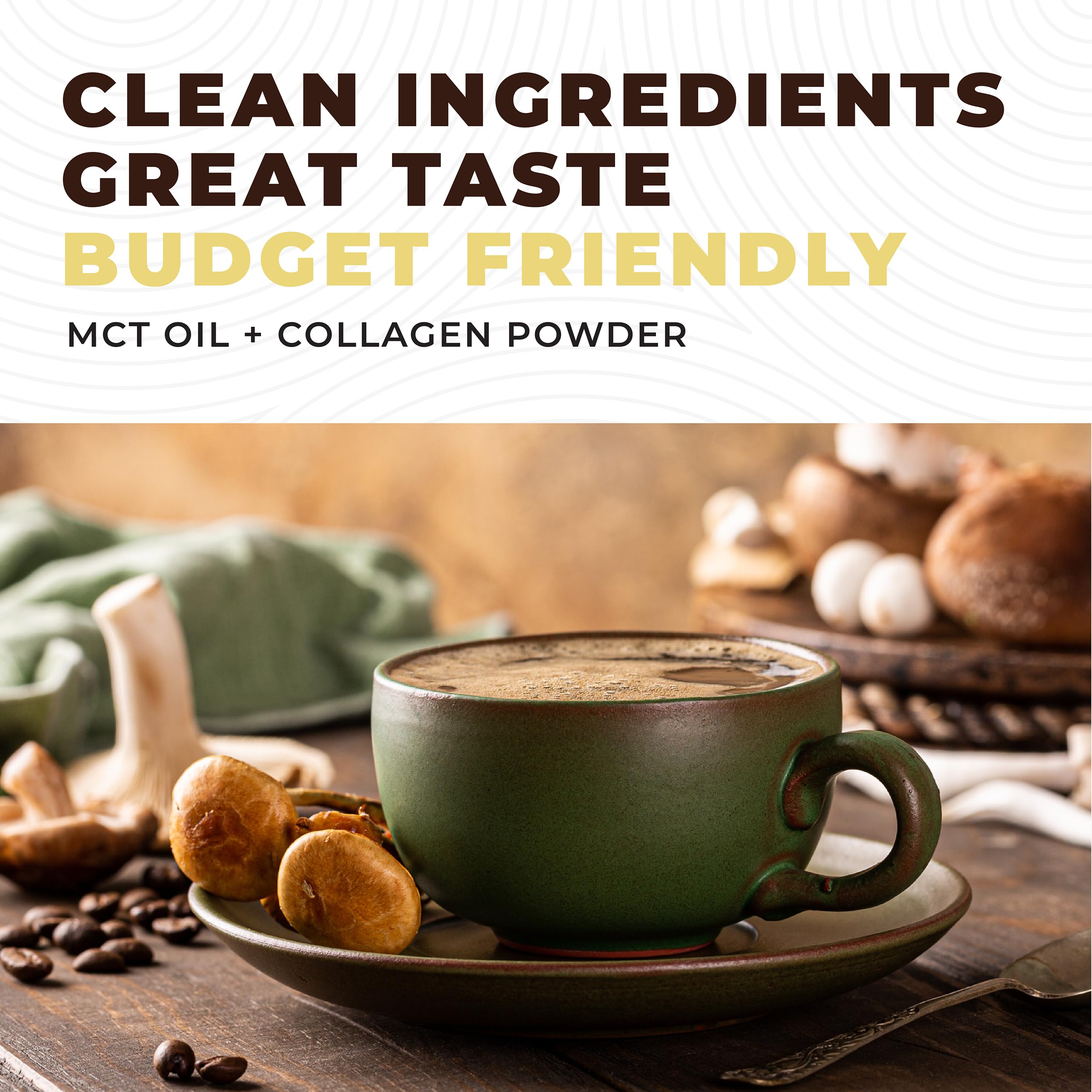 Left Coast Performance MCT Oil Powder close-up of packaging