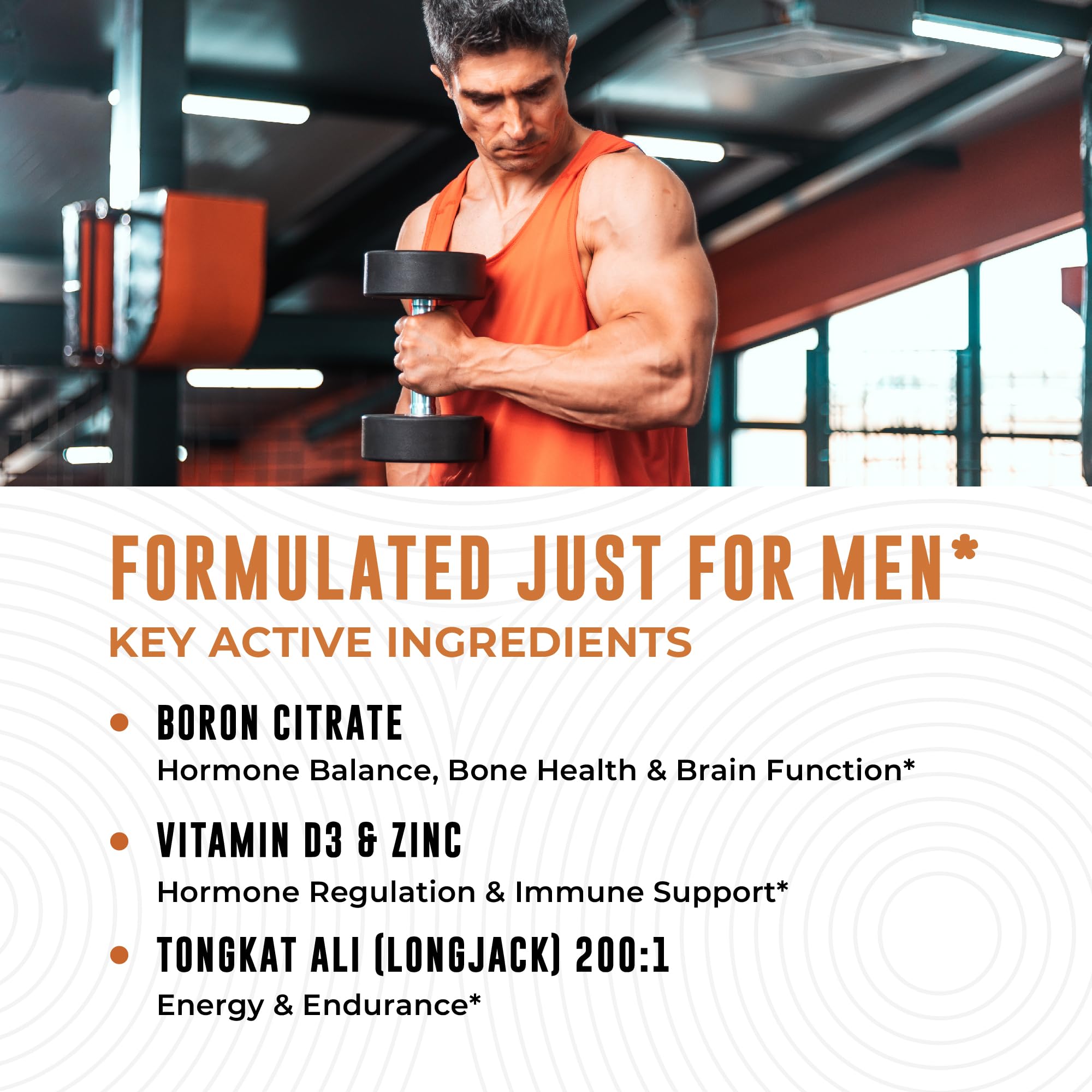 Left Coast Performance Men's Health Supplement side view showing capsule size