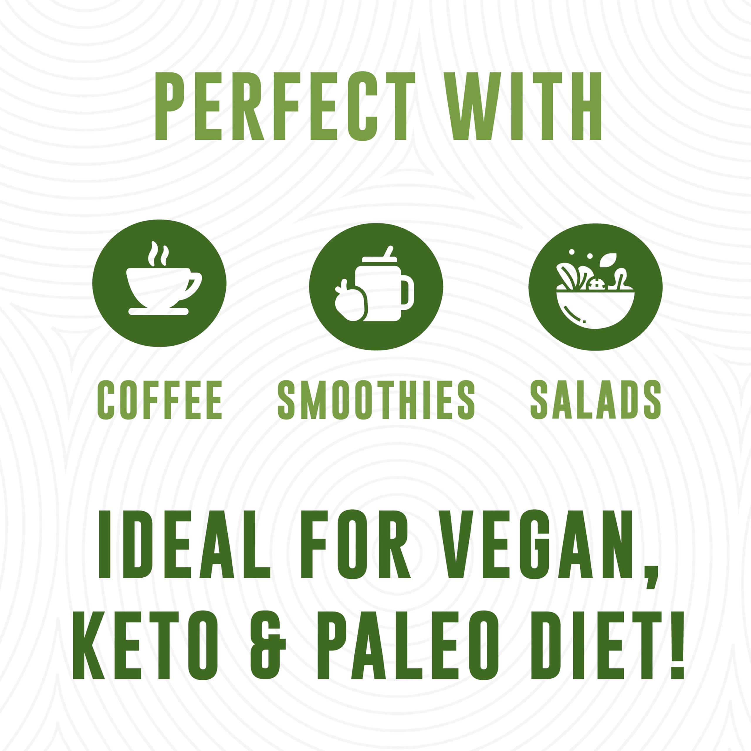 Left Coast Performance Organic MCT Oil 508g with kitchen setting