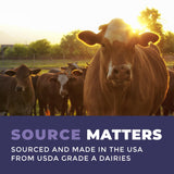 Left Coast Performance Whole Bovine Colostrum Powder mixed in a smoothie