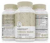 LegacyNutra S'HROOM BLOOM mushroom supplement capsules front view