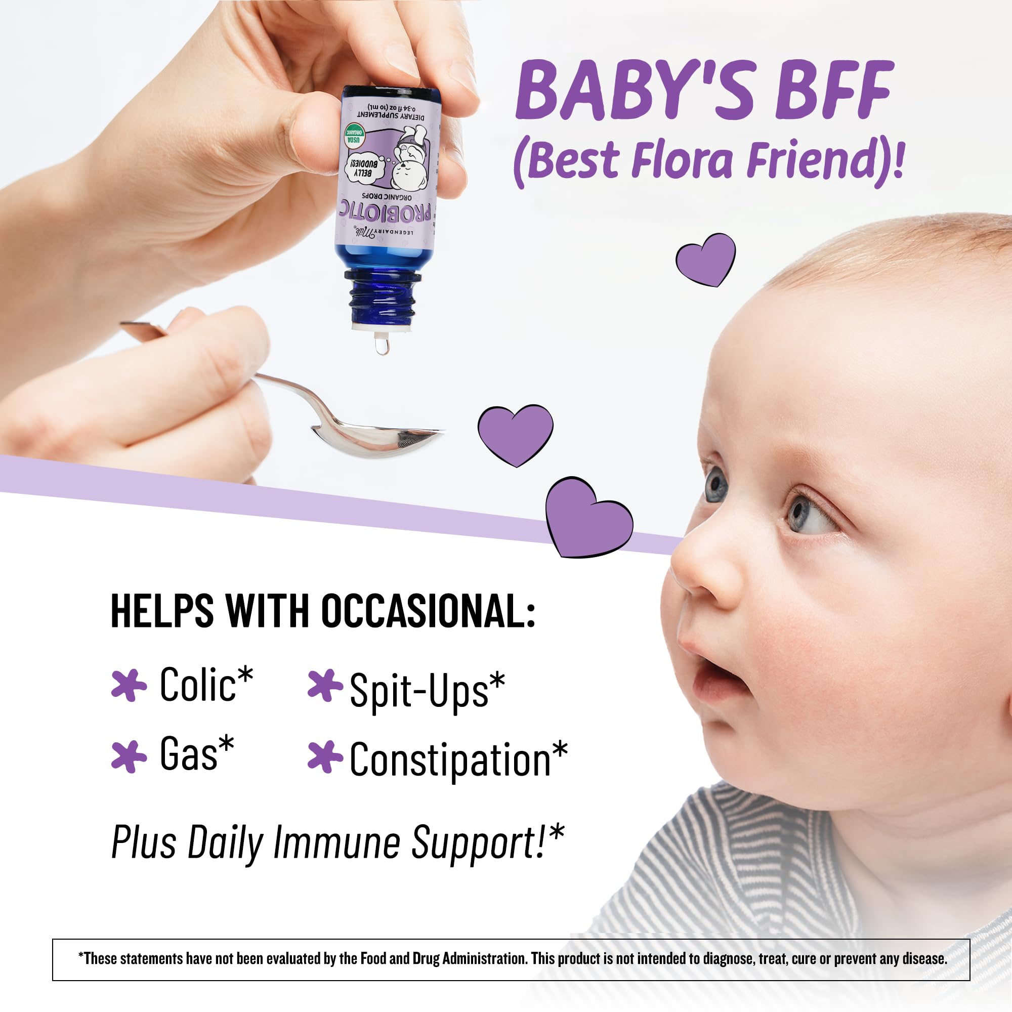 Legendairy Milk Baby Probiotic Drops 50g dropper