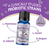Legendairy Milk Baby Probiotic Drops 50g with ingredients