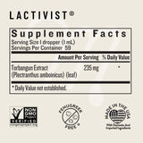 Legendairy Milk Lactivist Drops 222g packaging details