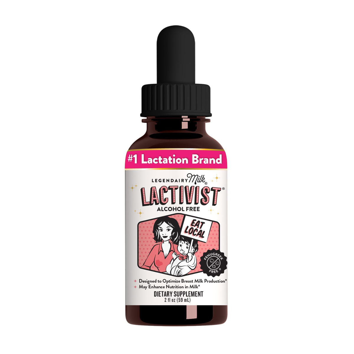Legendairy Milk Lactivist Drops 57g front view