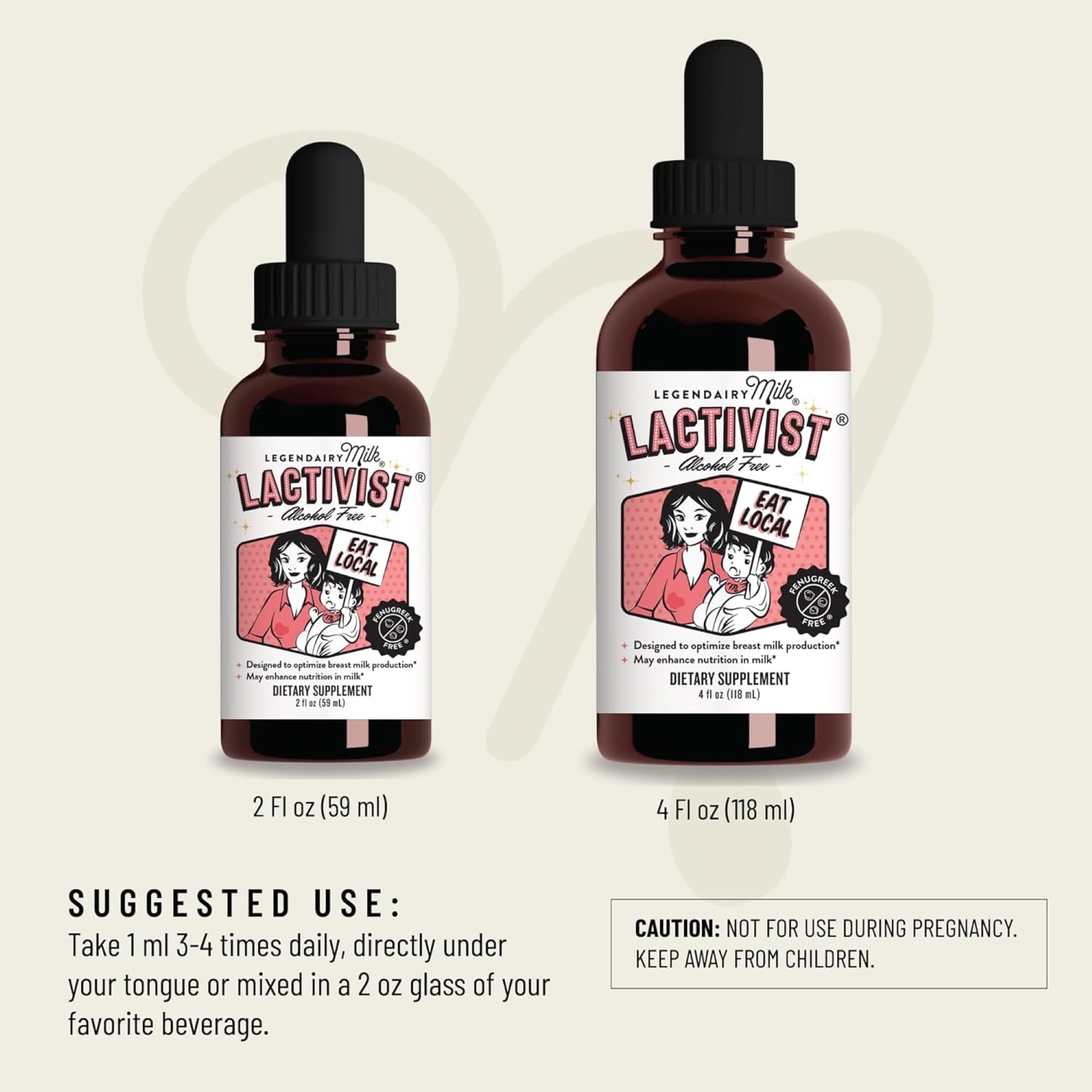 Legendairy Milk Lactivist Drops ingredients list