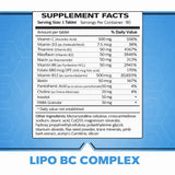 Legere Pharmaceuticals Lipo B Complex Lipotropic Tablets lifestyle scene