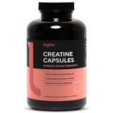 LEGION Creatine Monohydrate Capsules front view
