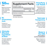 LEGION DHEA supplement bottle with 60 capsules