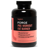 LEGION Forge Fat Burner supplement front view with label