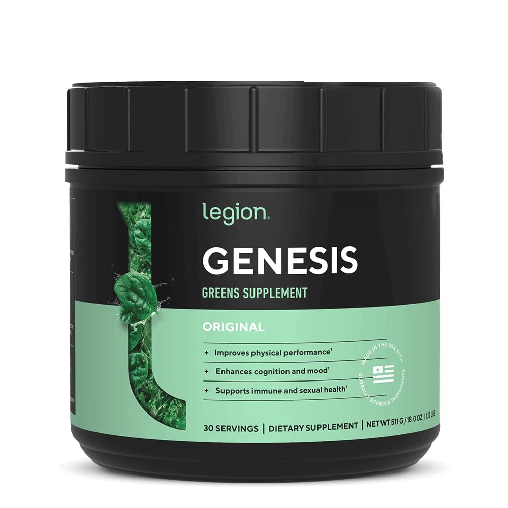 LEGION Genesis Spirulina Powder 508g front view