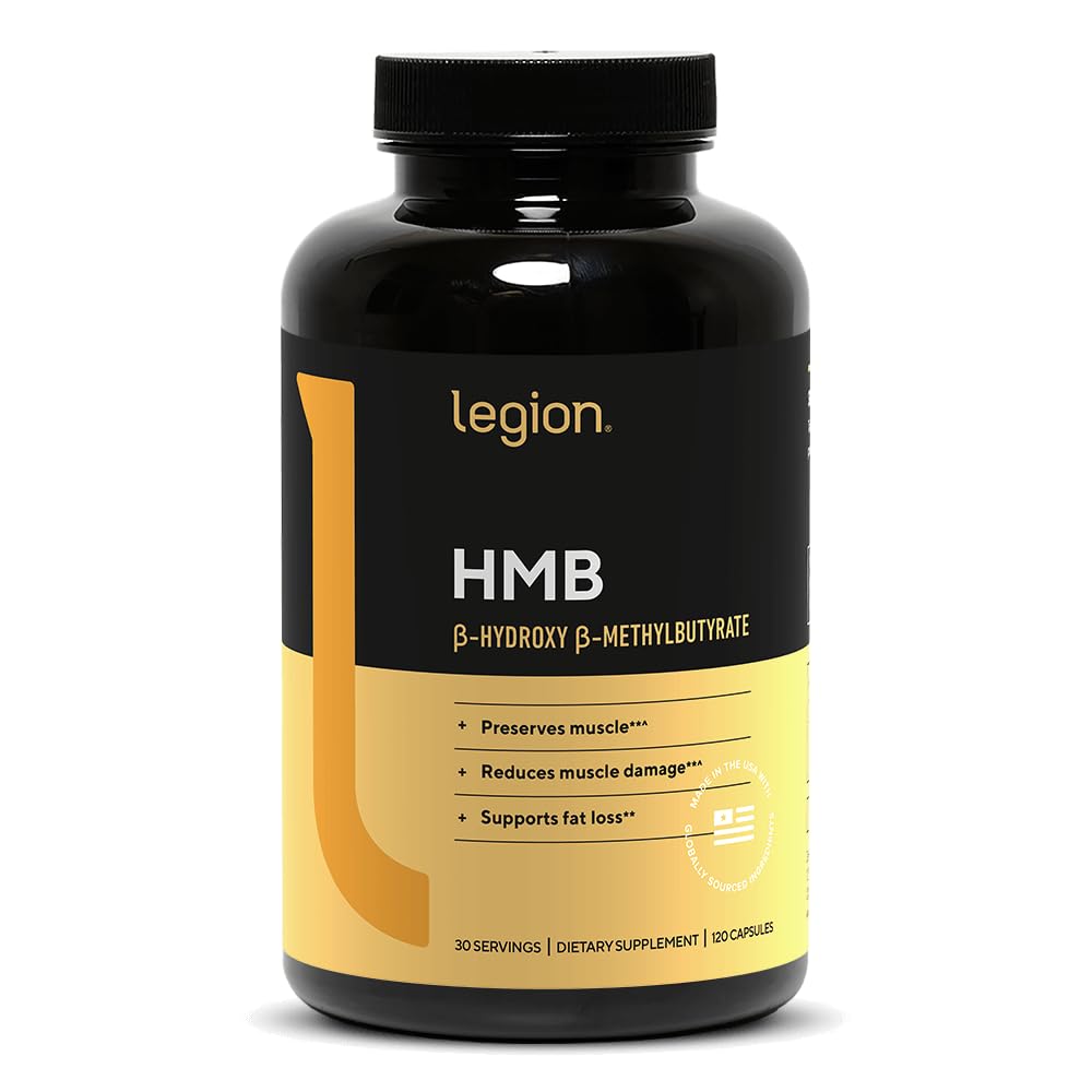 LEGION HMB Capsules 3000mg front view with label