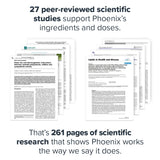 LEGION Phoenix Fat Burner Supplement back view with ingredient list