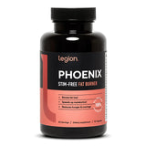 LEGION Phoenix Fat Burner Supplement front view with packaging