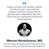 LEGION Phoenix Fat Burner Supplement with measuring spoon