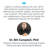 LEGION Triton fish oil capsules with lemon oil